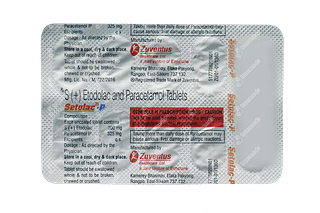 Setolac P 200/325 MG Tablet 10