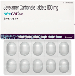 Sevcar 800 Tablet 10 Sevcar 800 Tablet 10