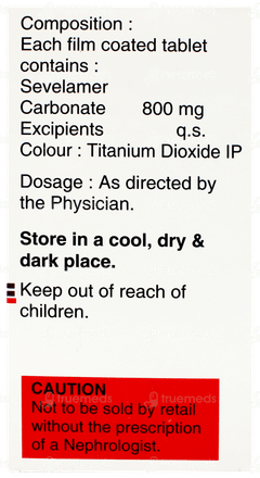 Sevcar 800 Tablet 10 Sevcar 800 Tablet 10