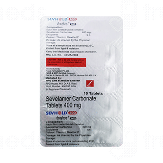 Sevhold 400 MG Tablet 10