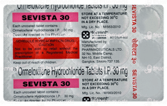Sevista 30 Tablet 15 Sevista 30 Tablet 15