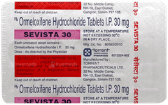 Sevista 30 Tablet 15 Sevista 30 Tablet 15