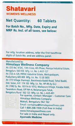 Himalaya Shatavari Tablet 60