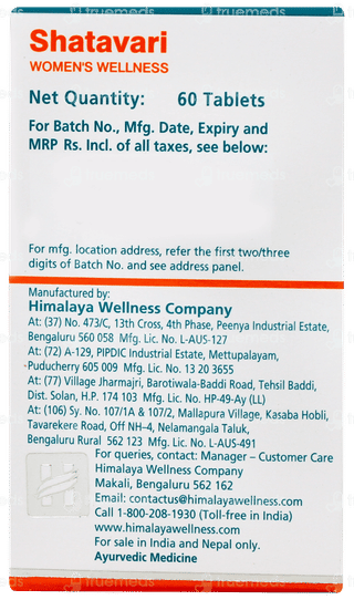 Himalaya Shatavari Tablet 60