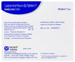 Shelcal 250 Tablet 30 Shelcal 250 Tablet 30
