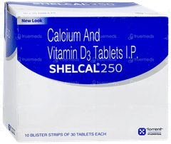 Shelcal 250 Tablet 30 Shelcal 250 Tablet 30