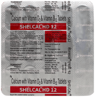 Shelcal Hd 12 Tablet 15