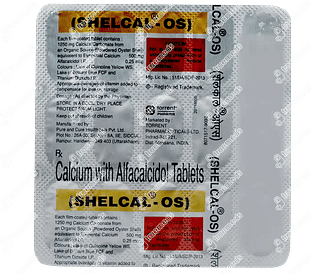 Shelcal Os 500 Mg/0.25mcg Tablet 15