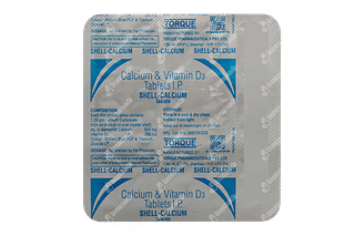 Shell Calcium 500 Mg/250 IU Tablet 15