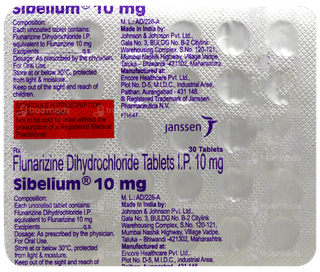 Sibelium 10mg Tablet 30