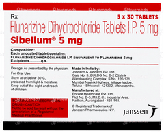 Sibelium 5mg Tablet 30 Sibelium 5mg Tablet 30