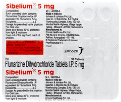 Sibelium 5mg Tablet 30 Sibelium 5mg Tablet 30