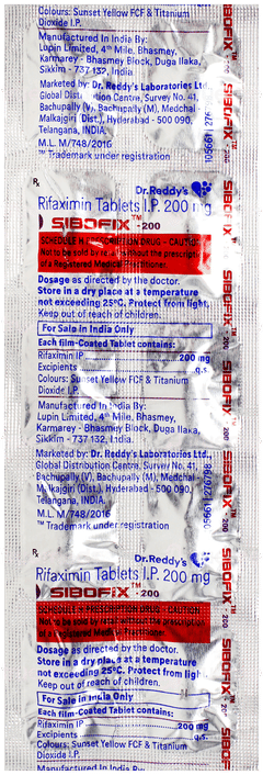 Sibofix 200 Tablet 10 Sibofix 200 Tablet 10
