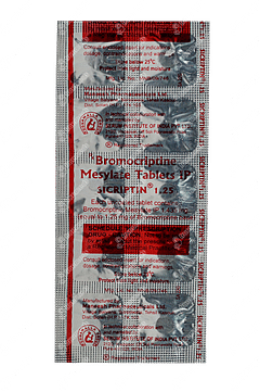 Sicriptin 1.25 Tablet 10