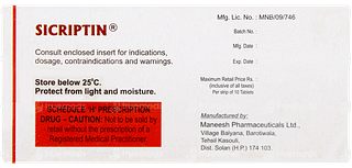 Sicriptin Tablet 10