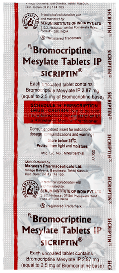 Sicriptin Tablet 10
