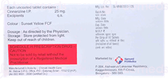 Sigcinar 25 Mg Tablet 10 Sigcinar 25 Mg Tablet 10