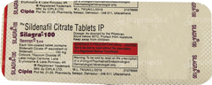 Silagra 100 Mg Tablet 10