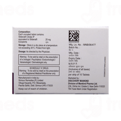 Sildaprep 25 MG Tablet 10
