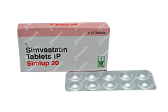 Simlup 20 MG Tablet 10