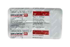 Simvotin 10 Tablet 10 Simvotin 10 Tablet 10