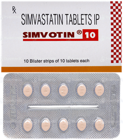 Simvotin 10 Tablet 10 Simvotin 10 Tablet 10