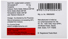 Simvotin 10 Tablet 10 Simvotin 10 Tablet 10