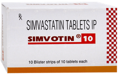 Simvotin 10 Tablet 10 Simvotin 10 Tablet 10