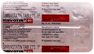 Simvotin 10 Tablet 10