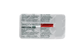 Simvotin 20 MG Tablet 10