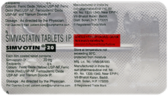 Simvotin 20 Tablet 10 Simvotin 20 Tablet 10