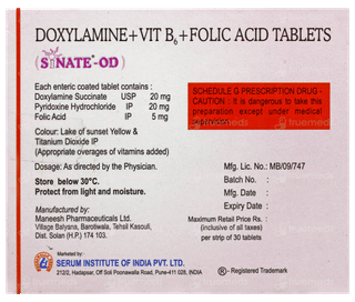 Sinate Od Tablet 30