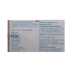 Sirdalud 2mg Tablet 6