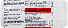 Sirova 1 Mg Tablet 10