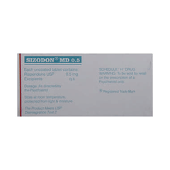 Sizodon Md 0.5 Tablet 10