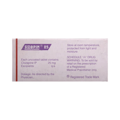 Sizopin 25 Tablet 10