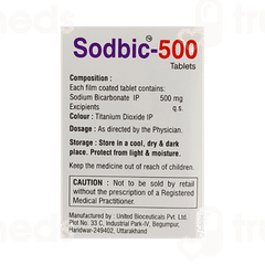 Sodbic 500 Tablet 10