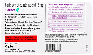 Soliact 5 Tablet 15