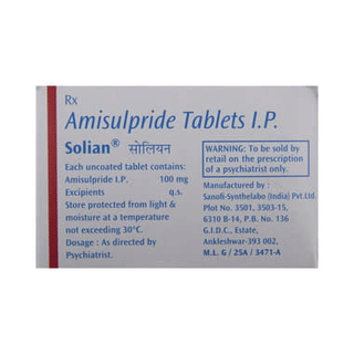 Solian 100 MG Tablet 10