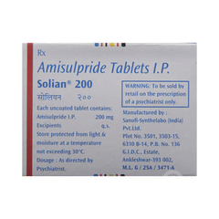 Solian 200 MG Tablet 10