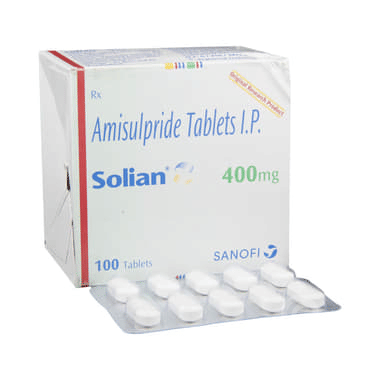 Solian Injectable Solian 400 Mg Tablet 10 - Uses, Side Effects, Dosage, Price | Truemeds