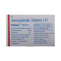 Solian 50 MG Tablet 10