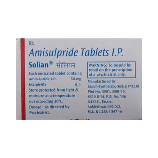 Solian 50 MG Tablet 10