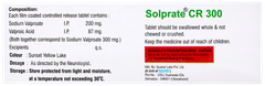 Solprate Cr 300 Tablet 10