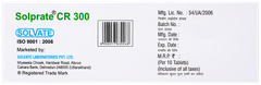 Solprate Cr 300 Tablet 10