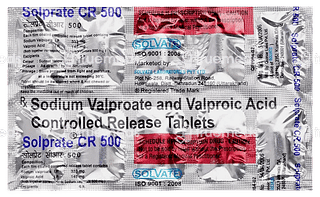 Solprate Cr 500 MG Tablet 10