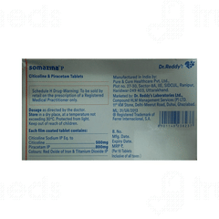 Somazina P 500/800 MG Tablet 10