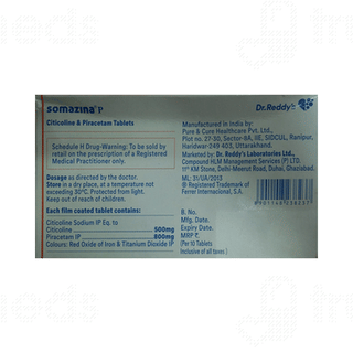 Somazina P 500/800 MG Tablet 10