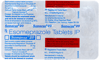 Sompraz 20 Tablet 15