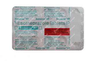 Sompraz 40 MG Tablet 15